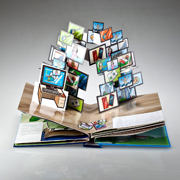 Best selling full color pop up children book