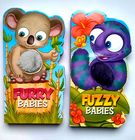 shaped children paperboard book with good quality,BOARD BOOKS FAN TAB,touch and feel book,BOARD BOOKS MINI BABY ANIMALS