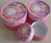 Round boxes for gifts