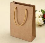 handling reusable high quality hot stamping black hand hard paper bag for birthday gifts packaging