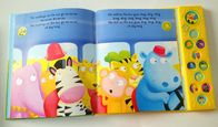 Children sound book, kids music book, custom music book printing,song book, China printing factory,button book