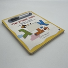Wipe Clean with Pen,kids book,marker pen book, Marker book,first words book,wipe and clean book,book printer in China