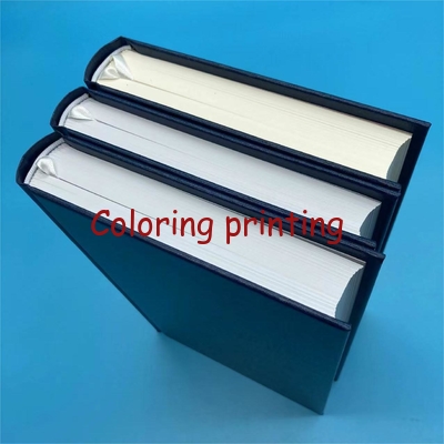 Custom Full Color Hardback Bible Book Printing with Silver Foil Stamping Logo Printing Services