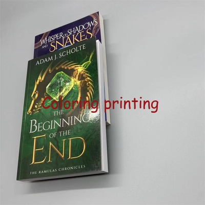 2024 Hot Sale High Quality Hardcover / Softcover Black White Novel Book Printing Services