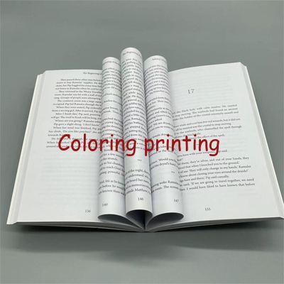 2024 Hot Sale High Quality Hardcover / Softcover Black White Novel Book Printing Services