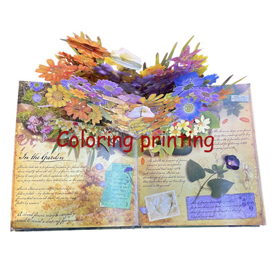 High Quality Customized Hardcover Pop up Kids Books Printing Card Board Books Cartoon Children Books Printing Services