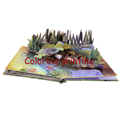High Quality Customized Hardcover Pop up Kids Books Printing Card Board Books Cartoon Children Book Printing Services