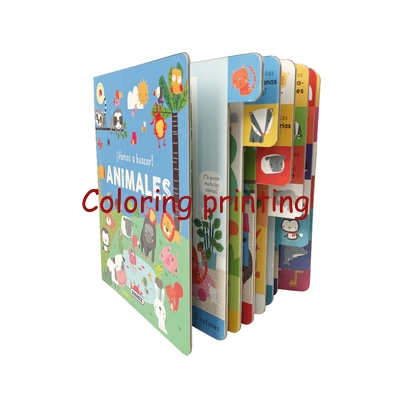 Custom Best Price Content Printing Kids Learning Children Index Board Book Printing Services