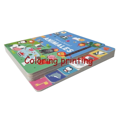 Custom Best Price Content Printing Kids Learning Children Index Board Book Printing Services