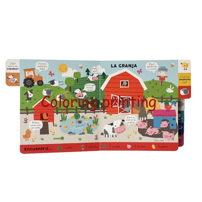 Custom Best Price Content Printing Kids Learning Children Index Board Book Printing Services