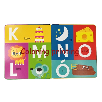 Wholesale Custom Best Quality Personalized Children Kids English Alphabet Book Hardcover Board Book Printing Service