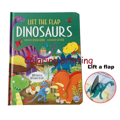Wholesale Custom Print Children Kids Baby Preschool Activity Dinosaur Learning Binder Busy Toy Board Book Printing Servi