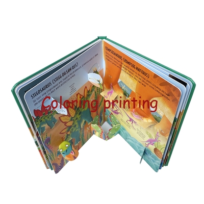 Wholesale Custom Print Children Kids Baby Preschool Activity Dinosaur Learning Binder Busy Toy Board Book Printing Servi