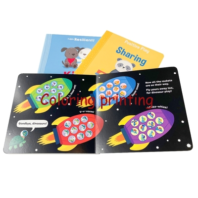 Wholesale High Quality Custom Children Kids Early Learning Board Book Publishing Book Printing Services Offset Printing