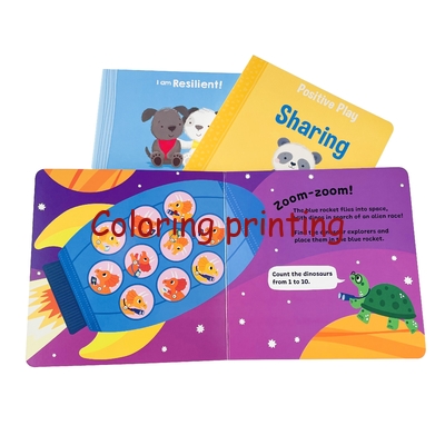 Wholesale High Quality Custom Children Kids Early Learning Board Book Publishing Book Printing Services Offset Printing