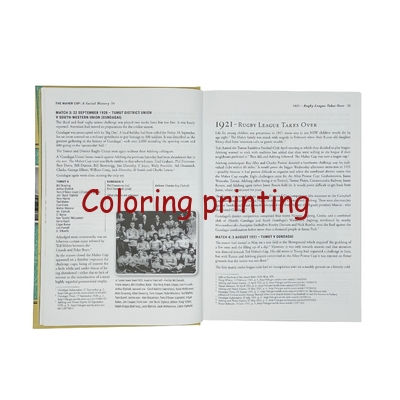 Custom Hardcover Full Color Book Printing Services, Casebound Hardcover Book, Adult Book Printing, Thick Book Binding