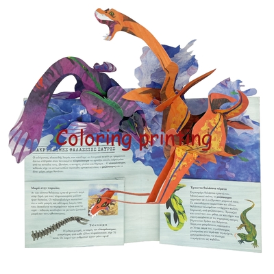 Wholesale Best Price Custom Service Books for Kids Printing Pop up Book Design 3D Children Toy Book Printing Services