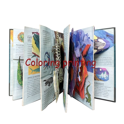 Wholesale Best Price Custom Service Books for Kids Printing Pop up Book Design 3D Children Toy Book Printing Services