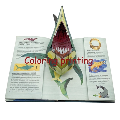 Wholesale Best Price Custom Service Books for Kids Printing Pop up Book Design 3D Children Toy Book Printing Services
