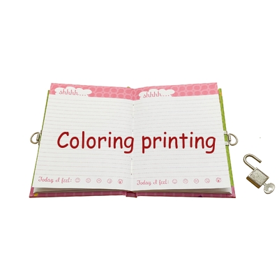 2024 Coustomized Factory Direct Best Pricesale Keep It Confidential Diary Journal Notebook with Metal Lock
