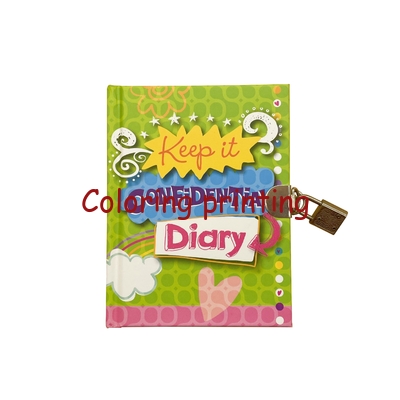 2024 Coustomized Factory Direct Best Pricesale Keep It Confidential Diary Journal Notebook with Metal Lock