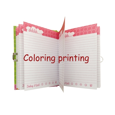 2024 Coustomized Factory Direct Best Pricesale Keep It Confidential Diary Journal Notebook with Metal Lock