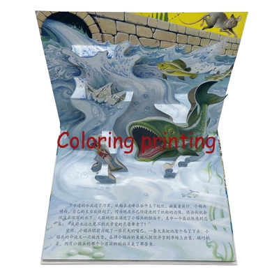 Best selling full color pop up children book,3D book,Eco-friendly China Pop Up Board Book children Printing Publisher
