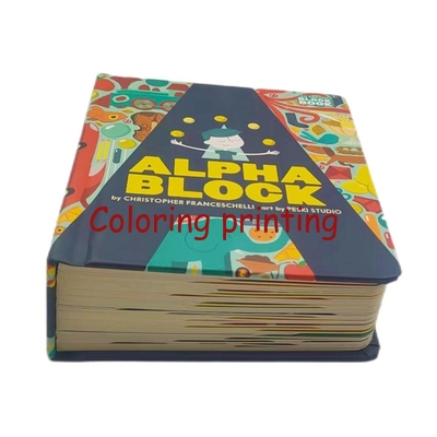2024 Hot Sale Children Early Learning Board Book Kids Alpha Book Printing