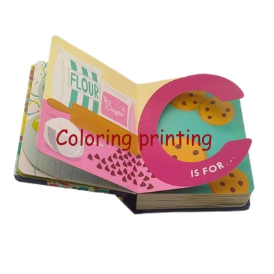 2024 Hot Sale Children Early Learning Board Book Kids Alpha Book Printing