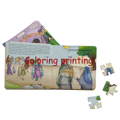 Custom Children Attention Training Story English Book Children Puzzle Book Interesting Puzzle Book for Kids