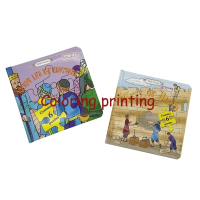 Custom Children Attention Training Story English Book Children Puzzle Book Interesting Puzzle Book for Kids