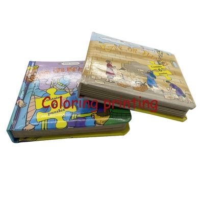 Custom Children Attention Training Story English Book Children Puzzle Book Interesting Puzzle Book for Kids