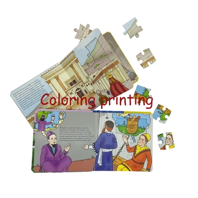 Custom Children Attention Training Story English Book Children Puzzle Book Interesting Puzzle Book for Kids