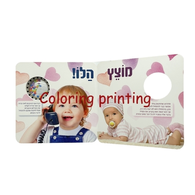 2024 Factory Export Cheap Children Baby Early Learning Toy Board Book Printing