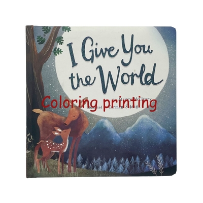 High Quality Spot UV Hardcover with Sponge Children′s Story Board Book Printing Services