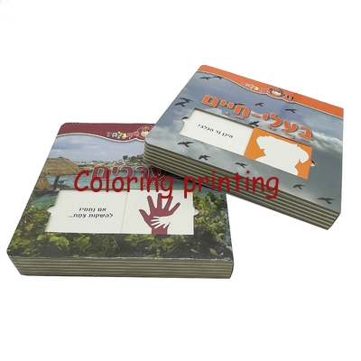 Children Moved Puzzle Board Book Printing Color Die Cut Book
