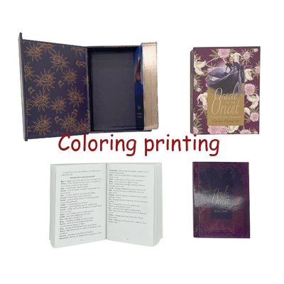 Custom Box Set Children Kids Educational English Mini Book With Playing Cards In A Box
