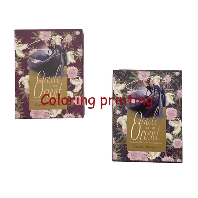 Custom Box Set Children Kids Educational English Mini Book With Playing Cards In A Box
