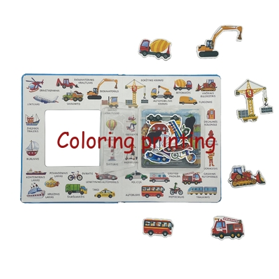 Wholesale Cheap Price Custom Kids Games Magnetic Jigsaw Puzzle Board Book Printing Services