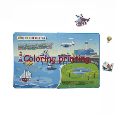 Wholesale Cheap Price Custom Kids Games Magnetic Jigsaw Puzzle Board Book Printing Services