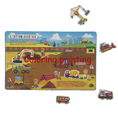 Wholesale Cheap Price Custom Kids Games Magnetic Jigsaw Puzzle Board Book Printing Services