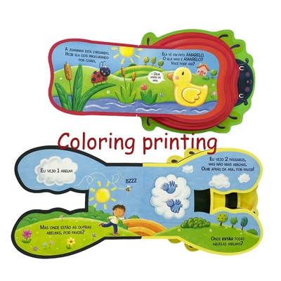 Custom Children Animal Shape EVA Soft Foam Lift Flap Book Printing Sevrices, Animal Shape Book, Shaped Book