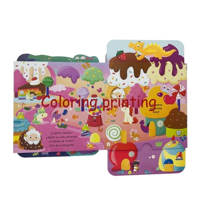 2024 Hot Sale High Quality Custom Children Push and Pull Lift The Flap Story Board Book Printing Services