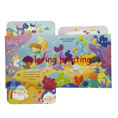 2024 Hot Sale High Quality Custom Children Push and Pull Lift The Flap Story Board Book Printing Services