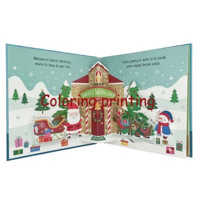 Wholesale High Quality Custom Christmas Pop up Harcdcover 3D Story Book Printing Services