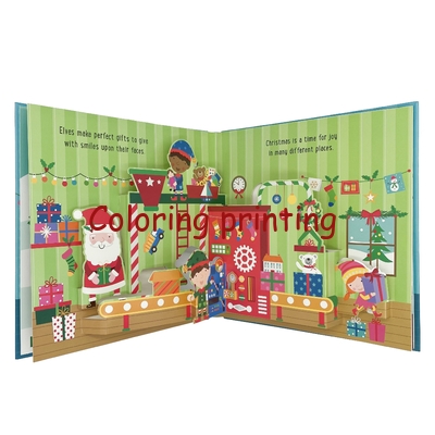 Wholesale High Quality Custom Christmas Pop up Harcdcover 3D Story Book Printing Services