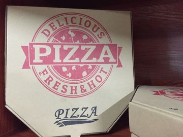 food box,eco friendly Lunch Pizza box,packaging paper box,Custom logo printed brown cheap kraft pizza box,printing paper