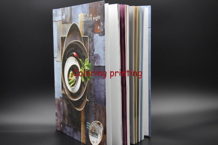 Hardcover book for commericial products
