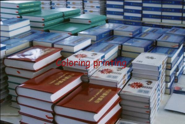 Hardcover book pinting