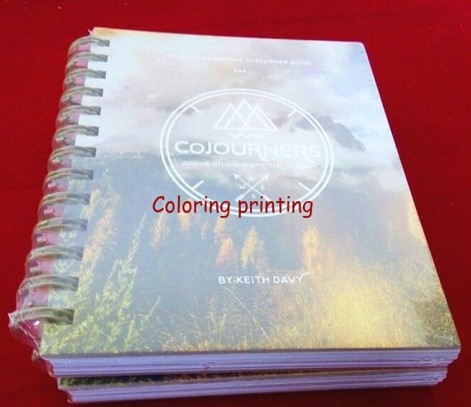 Spiral book and wire book for printing